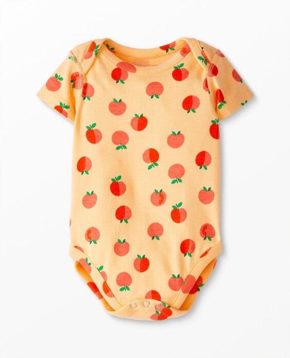 Hanna Andersson Mini Peaches Organic Cotton Baby Bodysuit 75